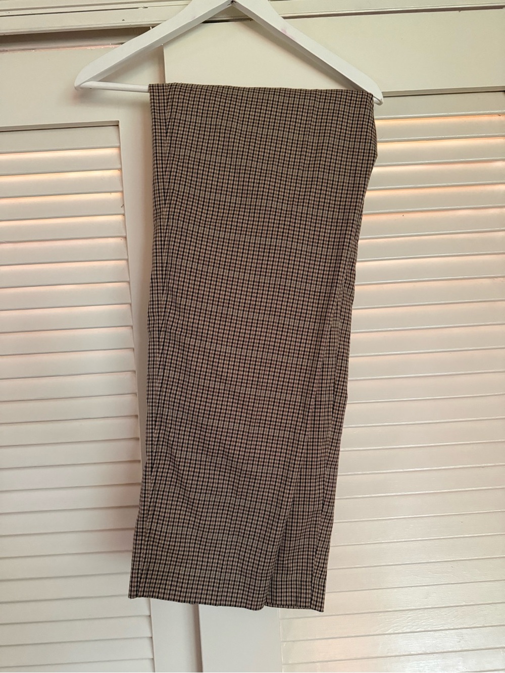 Jones New York Brown and Black Houndstooth Dress Pants